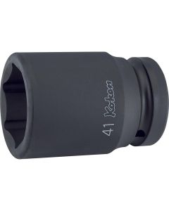 KKN18301X-22 image(0) - Ko-ken USA 18301X-22 1 Sq. Dr. Socket 22mm 6 point Length 80mm Thin walled