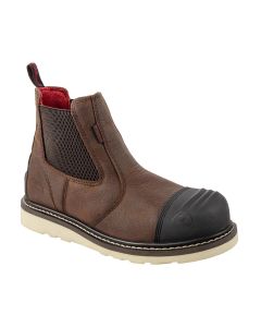 FSIA7505-11M image(0) - Avenger Work Boots Wedge - Men's Boots - Carbon Nano-Fiber Toe - IC|EH|SR - Brown/Black/Tan -Size: 11 - D - (Regular)