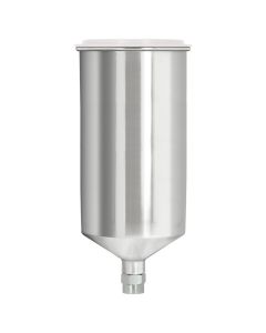 AES153 image(0) - AES Industries 153 Spray Cup, 1 L, Aluminum, Polished, For All Standard Gravity Feed Spray Gun Models