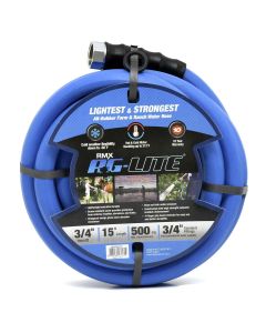 BLBBSAL3415 image(2) - BluBird AG - Lite Rubber Water Hose Assembly 3/4" x 15'