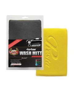 Presta NANOSKIN AutoScrub 8130722 Medium Grade Wash Mitt, 8.7 in L x 6 in W, Polymer Clay, Yellow