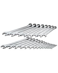 S K Hand Tools WRENCH SET COMBINATION 23 PC SAE HI POLISH