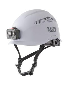 KLE60145 image(0) - Klein Tools Safety Helmet, Non-Vented Class E, White