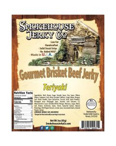 Tender Heifer Snack Co. Teriyaki Gourmet Beef Brisket Jerky - 3 Ounce