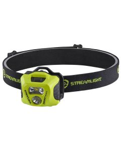 Streamlight Enduro Pro HAZ-LO - Includes (3) "AAA" Alkaline Batteries, Rubber Hard Hat Strap, Elastic Head Strap, 3M Dual Lock - Box - Yellow