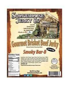 Tender Heifer Snack Co. Smoky BBQ Gourmet Beef Brisket Jerky - 3 Ounce