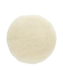 MRKMPADLW-7-5 image(0) - Mirka Abrasives MPADLW-7.5 Polishing Pad, 7-1/2 in Dia, Hook and Loop Attachment, Lambs Wool Pad, White