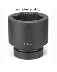 GRE7120R image(0) - Grey Pneumatic 2-1/2" Drive x 3-3/4" Standard  Socket