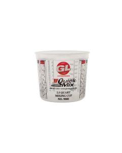 CSR980 image(0) - Coster G.L. Ent. Quick Mix 980 Measuring and Mixing Cup with Lid, 2.5 qt, Clear