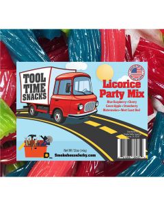 THS364359 image(0) - Tender Heifer Snack Co. Party Mix Licorice Candy - 12 Ounce
