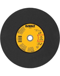 DEWALT 12 In x 1/8 in Aluminum Oxide Abrasive Chop / Cut-Off Blade with 1 in Arbor For Metal Cutting (1 Pack)