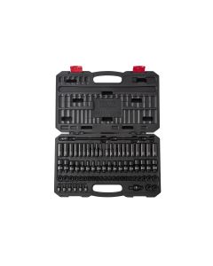 SUN1874 image(0) - SUNEX 1/4" DR 74 PC SAE/ MET MASTER IMPACT SET