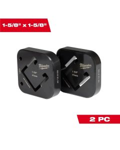MLW49-16-0158 image(2) - Milwaukee Tool 1-5/8 Inch x 1-5/8 Inch Single Strut Shearing Dies
