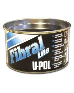 UPO0766 image(0) - U Pol Products FIBRAL LITE UP0766 Lite Fiber Glass Filler, 1 qt Tin, Yellow, Fibrous/Paste