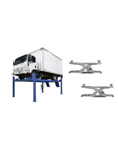 ATEAP-PVL14-COMBO image(0) - Atlas Equipment Platinum PVL14 4-Post Lift + RJ7 Rolling Jacks ALI Certified Combo (WILL CALL)