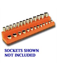 MTS724 image(1) - Mechanic's Time Savers SOC HOL 1/4 MAG ORANGE SOLAR