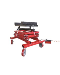 INT3182 image(0) - American Forge & Foundry Power Train Lift - 2,500 Lbs. Capacity - Scissor Lift Design -  33" Min H to 77" High H - Air/Hyd Foot Pedal Operated