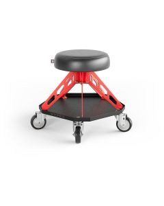 VYPRSP-B-R image(0) - Vyper Industrial 400 lb Capacity Robust Steel Pro Shop Chair - Black/Red