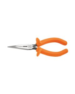 KLED2036INS image(0) - Klein Tools Long Nose Pliers, Insulated, 6-Inch