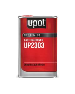 UPO2303 image(0) - U Pol Products SYSTEM 20 UP2303 National Rule Fast Hardener, 1 L Tin, Clear, Liquid, Use With: 2K Primers and Clearcoats