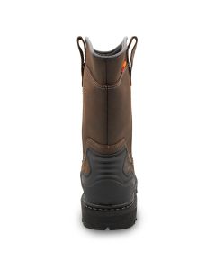 FSIA7387-17EE image(1) - Avenger Work Boots Hammer MAX Wellington - Internal MET - Men's - CN|EH|PR|WP|Mt|HR|SR|SF|B&W - Brown - Size: 17 - EE - (Extra Wide)