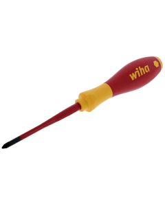 WIH32145 image(0) - Wiha Tools Insul. SlimLine Phillips Screwdriver w/ Cushion Grip #1 x 80