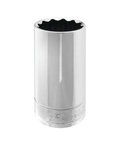 WLMW32727 image(0) - Wilmar Corp. / Performance Tool 1/2" Dr. 27mm 12pt Deep Socket