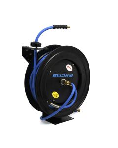 BLBBBR1250 image(0) - BluBird 1/2" x 50 Retractable Air Hose Reel - Black