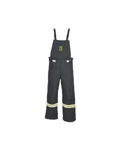 OBRTCG75-BIB-T2XL image(0) - Oberon Bib Overalls - Arc Flash - 75 Cal TCG&trade; - Color: Black - Size: 2XL Tall