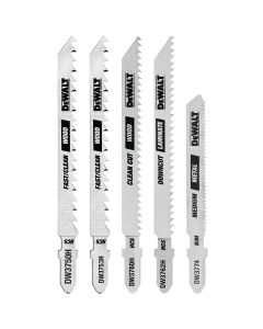 DEWALT Jigsaw Blades Set, T-Shank, 5-Piece