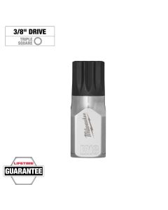 MLW45-34-1149 image(0) - Milwaukee Tool 3/8 Inch Drive 18mm Triple Square Bit Socket