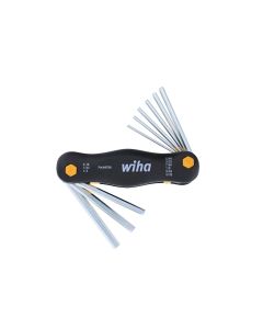 WIH35197 image(2) - Wiha Tools 9 Piece PocketStar Fold-Out Hex Key Set - SAE