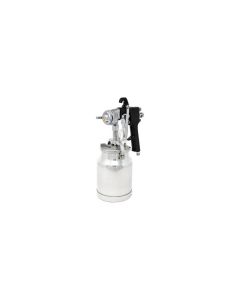 AES102 image(0) - AES Industries 102 Professional Siphon Feed Spray Gun with Cup, 2 mm, 1 qt Cup, 45 to 50 psi, Black