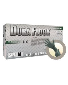 Microflex DURA FLOCK 8 MIL FLOCK-LINED GREEN NITRILE GLOVE XXL