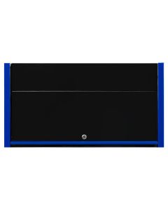 EXTDX412501HCBKBL image(1) - Extreme Tools DX Series 41in W X 25in D Extreme Power Workstation Hutch Black with Blue Handle