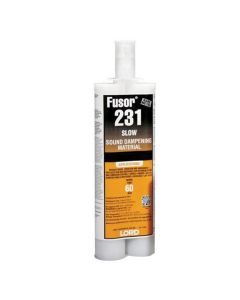 FUS90985 image(0) - Fusor 231 Sound Dampening Material (Slow) Repair Adhesive, 7.1 oz Cartridge, Black, Paste, 24 hr Curing