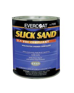 Fibre glass Evercoat SLICK SAND 100709 Extra High-Build Polyester Primer Surfacer, 1 gal Round Can, Gray