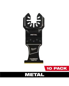 Milwaukee Tool MILWAUKEE&reg; OPEN-LOK 1-3/8" Carbide Teeth Metal Multi-Tool Blades 10PK