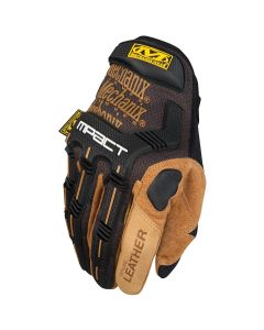MECLMP-75-009 image(1) - Mechanix Wear Mechanix Wear M-Pact Leather Medium 9 Tan/Black