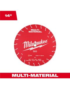 MLW49-93-9614 image(0) - Milwaukee Tool 14 inch Multi-Material Diamond Blade