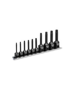 TIT49008 image(0) - TITAN 10 pc. Impact Torx Plus Bit Socket Set