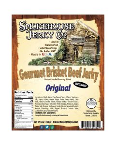 THS544802 image(0) - Tender Heifer Snack Co. Original Gourmet Beef Brisket Jerky - 7 Ounce
