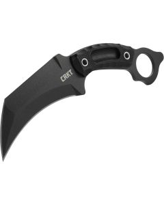 CRK2630 image(1) - CRKT (Columbia River Knife) Du Hoc SK-5 Powder Coat Plain Blade Fixed Blade Knife with Sheath G10 Handle - Black