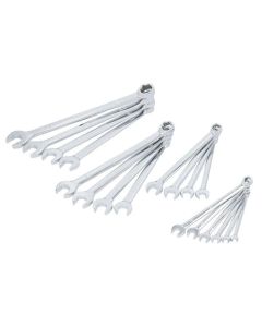 DWTDWMT45429 image(1) - DeWalt TOUGHSERIES Metric Combination Wrench Set (18 Piece)