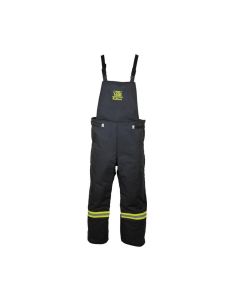 OBERON Bib Overalls - Arc Flash - 140 Cal TCG Lightweight - Color: Black - Size: Medium Short