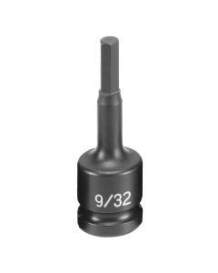 Grey Pneumatic SOC 9/32 1/2D IMP HEX