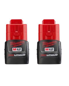 MLW48-11-2411 image(1) - Milwaukee Tool M12 REDLITHIUM Compact Battery Two Pack