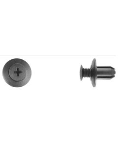 DCO9287MT image(0) - Disco Automotive Hardware 8mm Hole Size 18mm Flange 12mm Stem