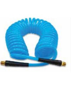 BLBPUBR1415 image(0) - BluBird 1/4" 15' Braided PU Recoil Air Hose 300 PSI
