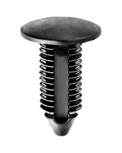 AVC15478 image(0) - AUVECO 15478 Single Head Type 1 Bumper Fascia Retainer, 22 mm Dia Bottom Head, Nylon, Black